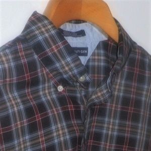 TOMMY HILFIGER CHECK SHIRT XL EXTRA LARGE